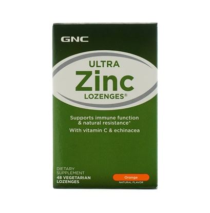 Picture of GNC Ultra Zinc Lozenges with Vitamin C and Echinacea Orange