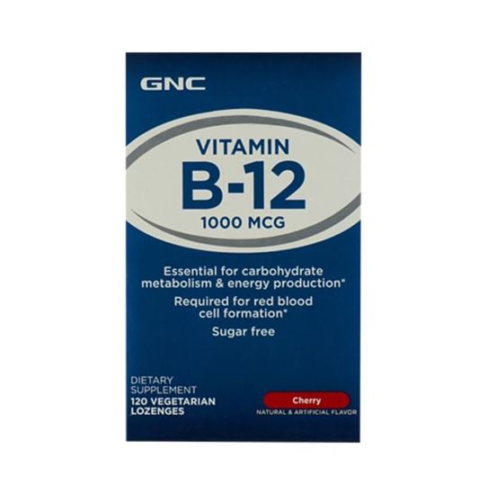 Picture of GNC Vitamin B12 1000mcg Lozenges Cherry