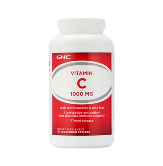 Picture of GNC Vitamin C 1000mg with Bioflavonoid & Rose Hips - Timed Release Formula Caplet