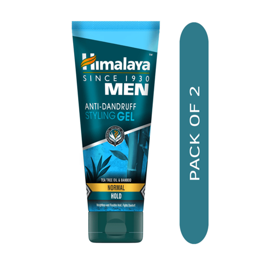 Picture of Himalaya Personal Care Anti-Dandruff Styling Gel Normal Hold Pack of 2