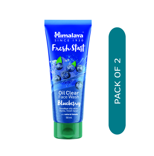 Picture of Himalaya Personal Care Fresh Start Oil Clear Face Wash Blueberry Pack of 2