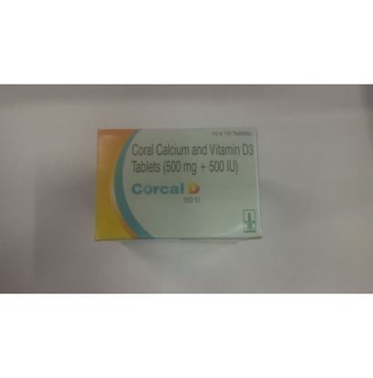 Picture of Corcal D 500IU Tablet