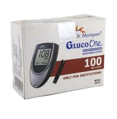 Picture of Dr Morepen Gluco One BG 03 Kit with 100 Strips