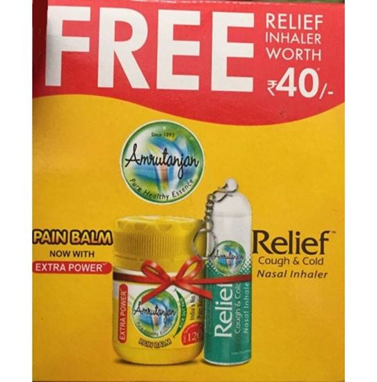 Picture of Amrutanjan Balm (Free Relief Nasal Inhaler)