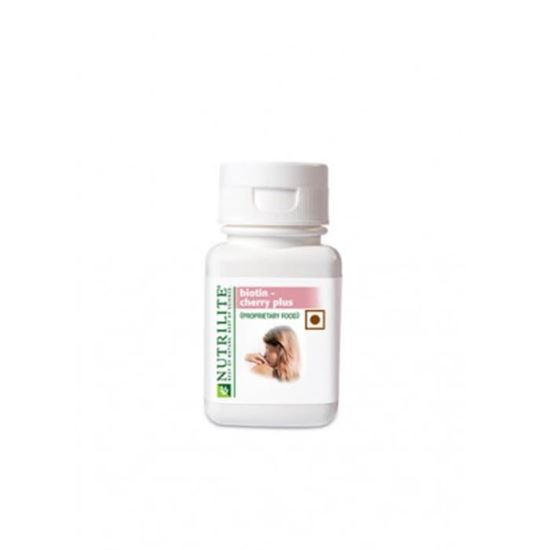 Picture of Amway Nutrilite Biotin Cherry Plus Tablet