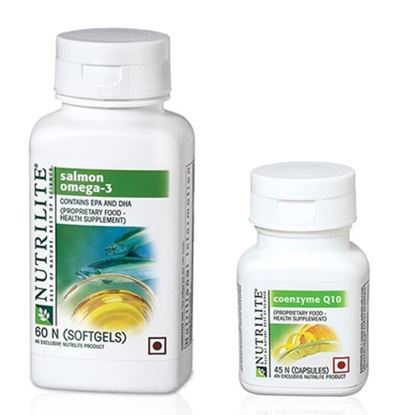 Picture of Amway Nutrilite Salmon Omega 60 Softgels with Coenzyme Q10 45 Capsule