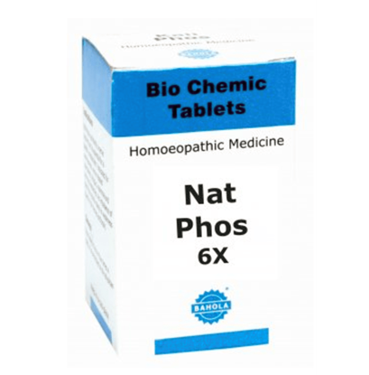 Picture of Bahola Natrum Phosphoricum Biochemic Tablet 6X