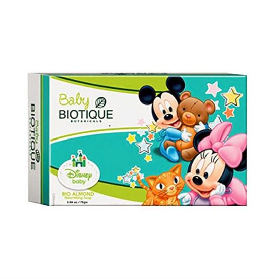 Picture of Biotique Baby Bio Almond Mickey Nourishing Soap Pack of 3