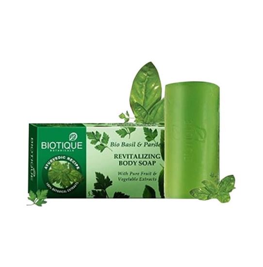 Picture of Biotique Bio Basil and Parsley Revitalizing Body Soap Pack of 2