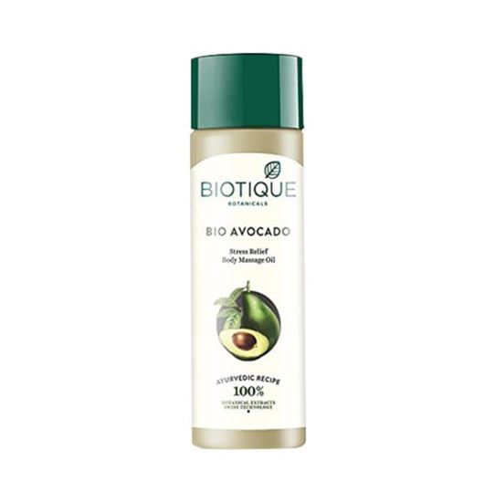 Picture of Biotique Bio Cado Avocado Stress Relief Body Massage Oil