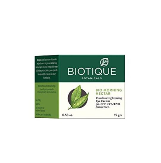 Picture of Biotique Bio Morning Nectar Flawless Lightening Eye Cream SPF 30 UVA/UVB