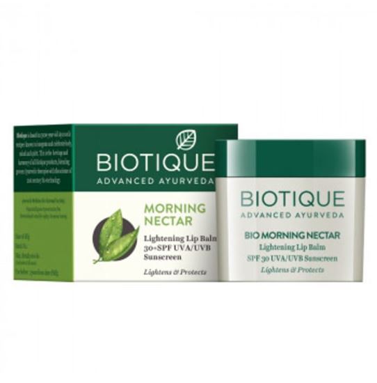 Picture of Biotique Bio Morning Nectar Lightning Lip Balm SPF -30