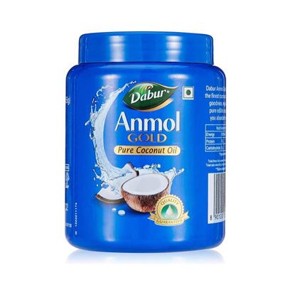 Picture of Dabur Anmol Gold Pure Coconut Oil (Wide Mouth) Blue