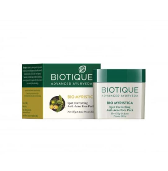 Picture of Biotique Bio Myristica Spot Correcting Anti Acne Face Pack