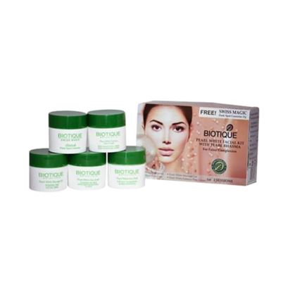 Picture of Biotique Bio Pearl White Facial Kit with Pearl Bhasma