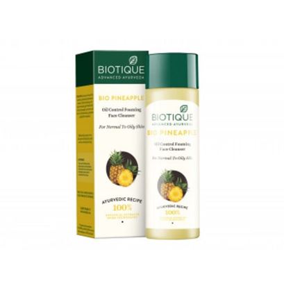 Picture of Biotique Bio Pineapple Fresh Foaming Cleansing Gel for Normal to Oily Skin