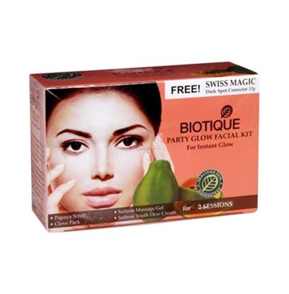 Picture of Biotique Party Glow Facial Kit for Instant Glow