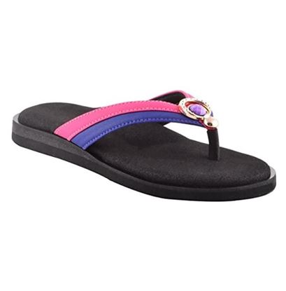 Picture of Dia One Orthopedic Sandal Rubber Sole MCP Insole Diabetic Footwear for Women Dia_65 Size 10