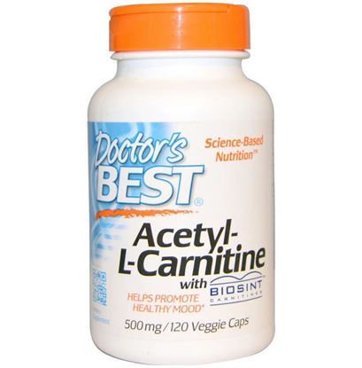 Picture of Doctor's Best Acetyl-L-Carnitine 500mg Veggie Caps