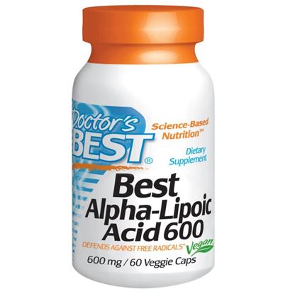 Picture of Doctor's Best Alpha-Lipoic Acid 600mg Veggie Caps