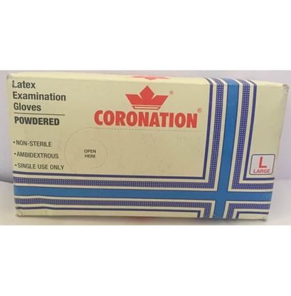 Picture of Coronation Latex Examination Glove L