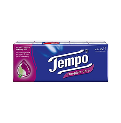 Picture of Tempo Complete Care Handkerchief 4Ply Pack of 10