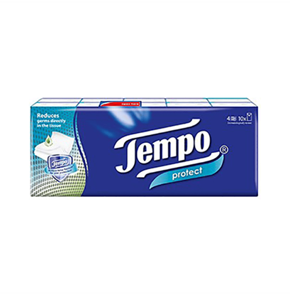 Picture of Tempo Protect Handkerchief 4Ply Pack of 10