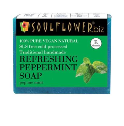 Picture of Soulflower Refreshing Peppermint Soap