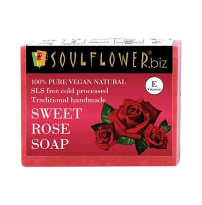Picture of Soulflower Sweet Rose Soap