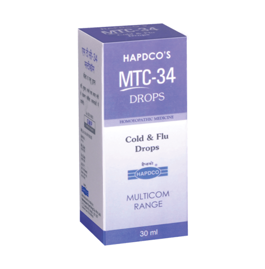 Picture of Hapdco MTC 34 Cold & Flu Drop