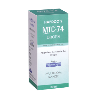 Picture of Hapdco MTC 74 Migraine & Headache Drop