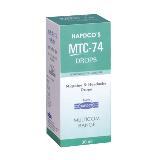 Picture of Hapdco MTC 74 Migraine & Headache Drop