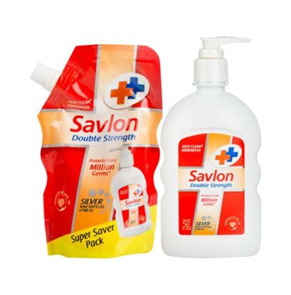 Picture of Savlon Double Strength Handwash 220ml (185ml Pouch Free)