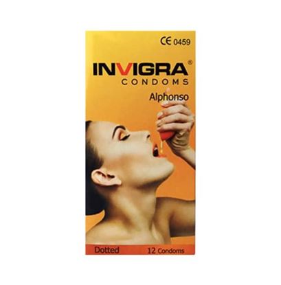 Picture of Invigra Dotted Condom Alphonso