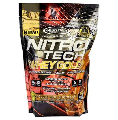 Picture of Muscletech Nitrotech Whey Gold Performance Series Double Rich Chocolate