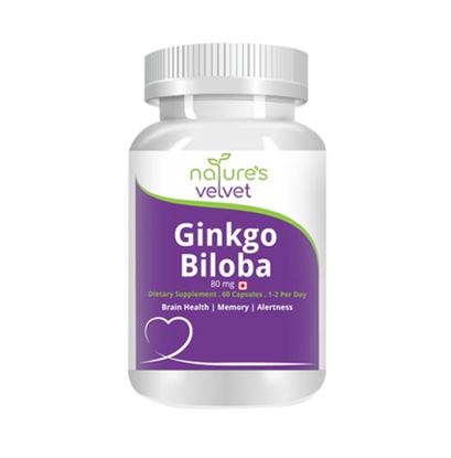Picture of Natures Velvet Lifecare Ginkgo Biloba Extract 80mg Capsule