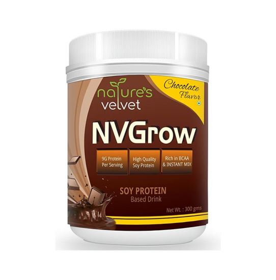 Picture of Natures Velvet Lifecare Lifecare NVGrow Soy Based Protein Drink Chocolate