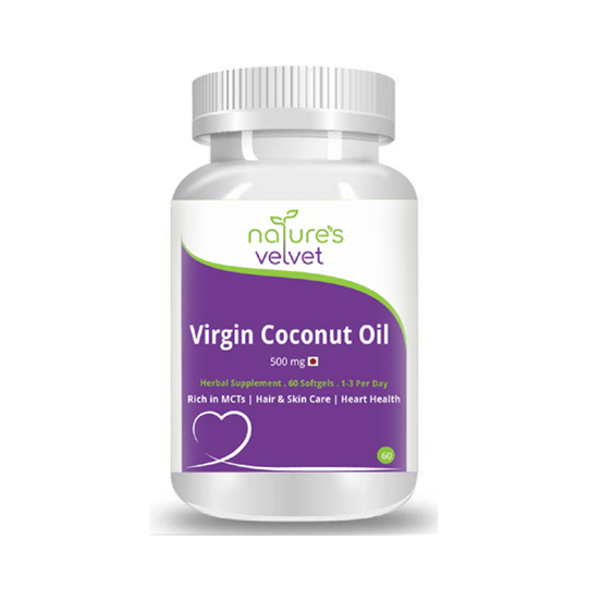 Picture of Natures Velvet Lifecare Lifecare Virgin Coconut Oil 500mg Softgels