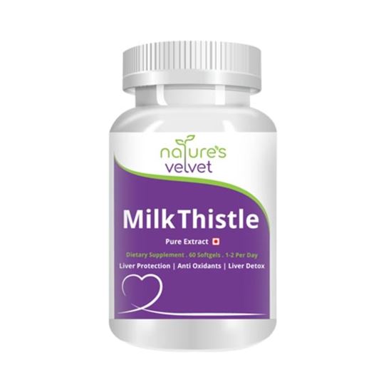 Picture of Natures Velvet Lifecare Milk Thistle Pure Extract 500mg Capsule