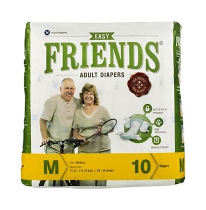 Picture of Friends Easy Adult Diaper M Pack of 2