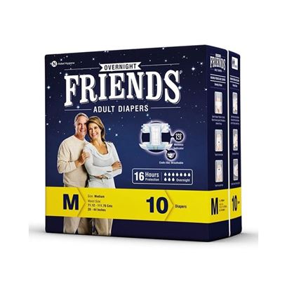 Picture of Friends Overnight Adult Diaper M