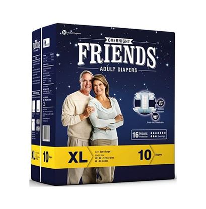 Picture of Friends Overnight Adult Diaper XL