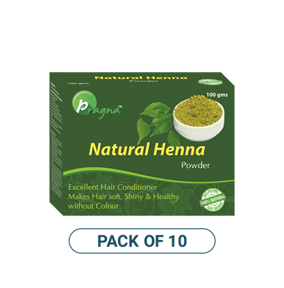 Picture of Pragna Natural Henna Powder Pack of 10