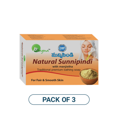 Picture of Pragna Natural Sunnipindi Soap Pack of 3