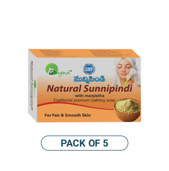 Picture of Pragna Natural Sunnipindi Soap Pack of 5