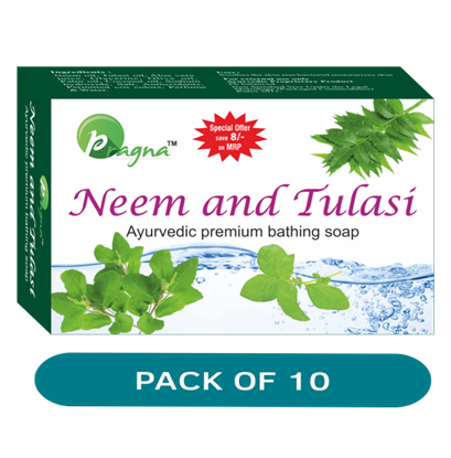 Picture of Pragna Neem & Tulasi Soap Pack of 10