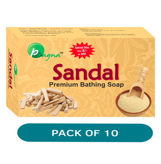 Picture of Pragna Sandal Soap Pack of 10