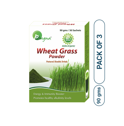 Picture of Pragna Wheat Grass Powder Pack of 3