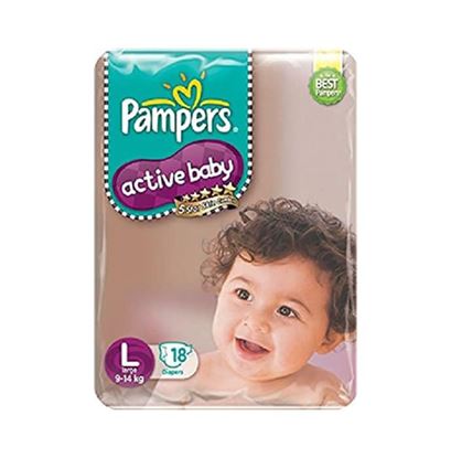 Picture of Pampers Active Baby Diaper L
