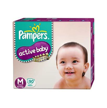Picture of Pampers Active Baby Diaper M
